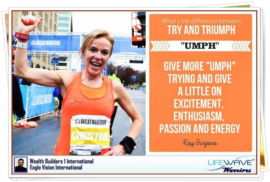 Dallas marathon LifeWave Warriors sports image