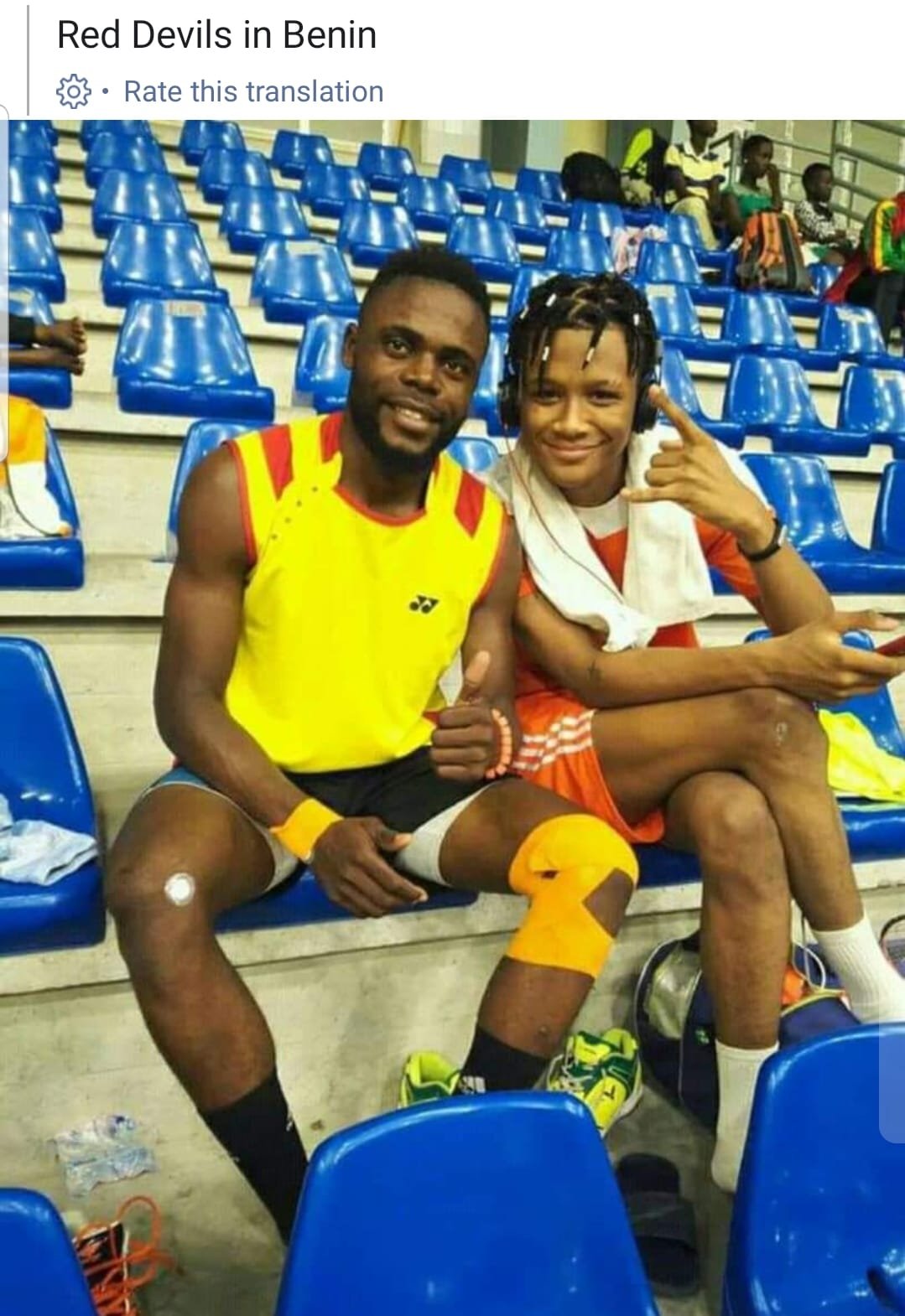 Badminton players sports image